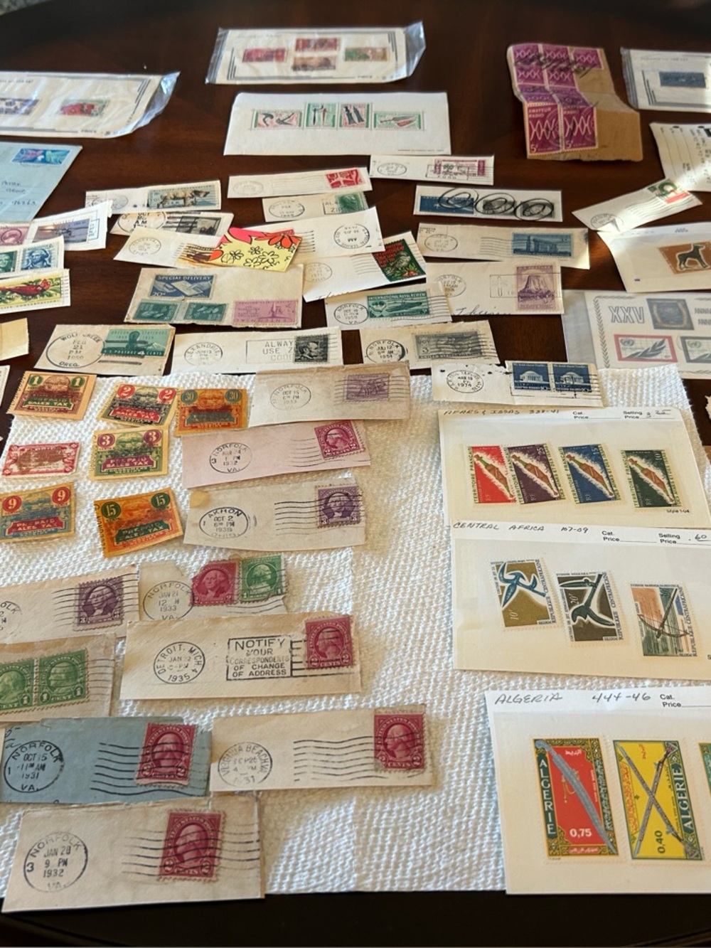 Vintage Mixed Postage Stamp Collection - 30’s40’50’60’70’ and more.